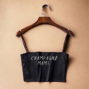 Drake “Champagne Mami” Cropped tank NWT